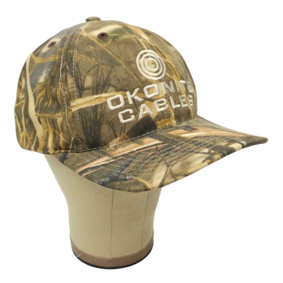 Realtree Advantage MAX 4 HD Camo Snapback Cap Trucker Hunting Hat Okonite Cables - Picture 3 of 15